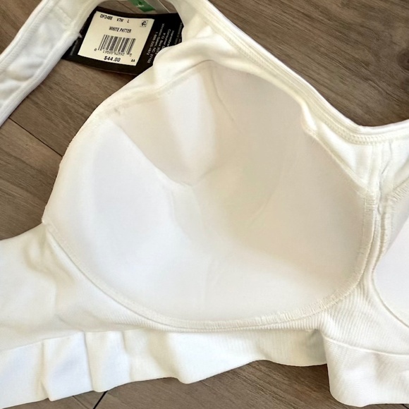 Bali Cool Comfort Fabric Bra in White (pattern) - Large (NWT) - Picture 6 of 13